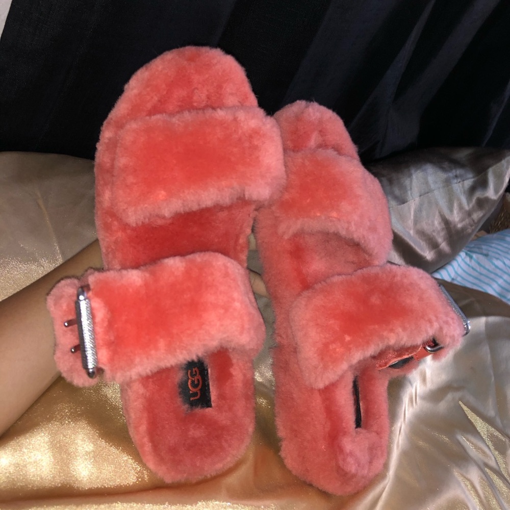 Furry Ugg sandals